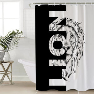 L.I.O.N SWYL0834 Shower Curtain