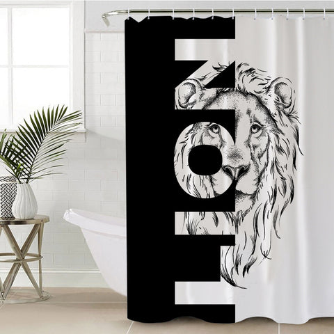 Image of L.I.O.N SWYL0834 Shower Curtain