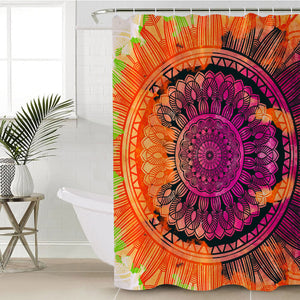 Colored Mandala SWYL0846 Shower Curtain