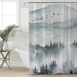 Misty Mountain SWYL0848 Shower Curtain