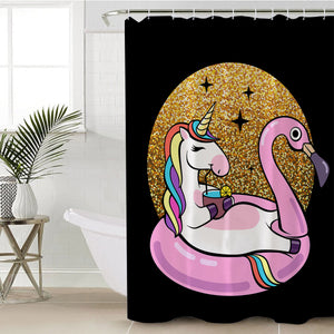 Space Unicorn SWYL0851 Shower Curtain