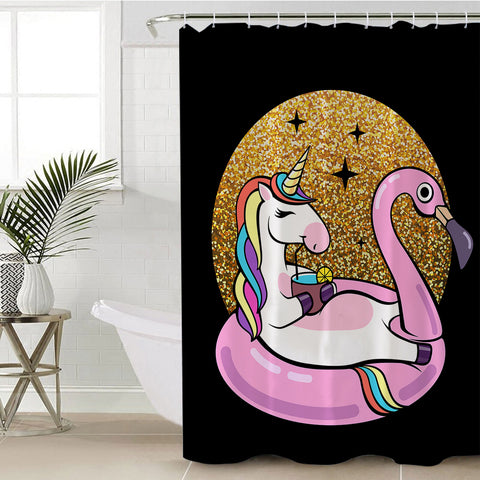 Image of Space Unicorn SWYL0851 Shower Curtain