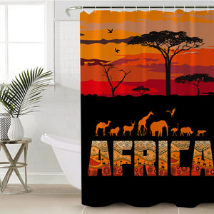 Savannah Sunset SWYL0852 Shower Curtain