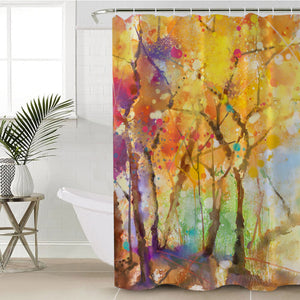 Golden Autumn SWYL0858 Shower Curtain