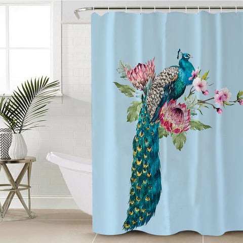 Image of Peacock SWYL0861 Shower Curtain