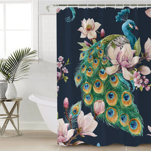 Peacock Grace SWYL0884 Shower Curtain