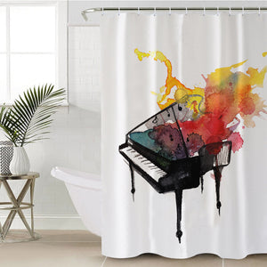 Fiery Piano SWYL0894 Shower Curtain