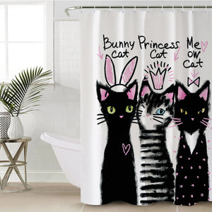 Kitty Cats SWYL0993 Shower Curtain