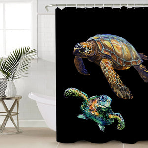 Sea Turtles SWYL1001 Shower Curtain