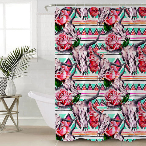 Image of Trophyheads & Roses SWYL1002 Shower Curtain