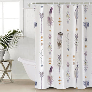 Feathers & Arrows SWYL1096 Shower Curtain