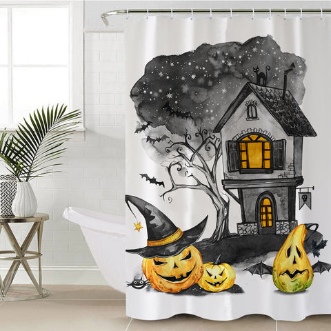 Image of Halloween House SWYL1101 Shower Curtain