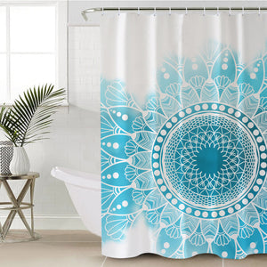 Aquatic Mandala SWYL1107 Shower Curtain