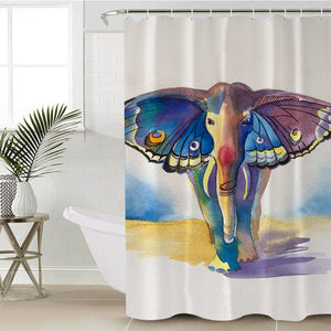 Stylized Elephant SWYL1109 Shower Curtain