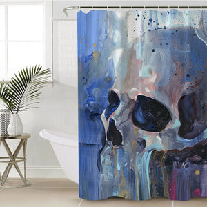 Melting Skull SWYL1110 Shower Curtain