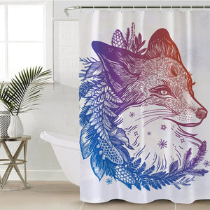 Lunar Fox SWYL1112 Shower Curtain