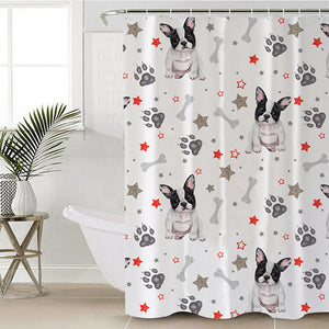 Pugs & Paws SWYL1113 Shower Curtain
