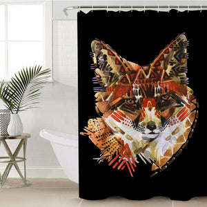 Stylized Fox SWYL1122 Shower Curtain