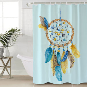 Blue Dream Catcher SWYL1124 Shower Curtain