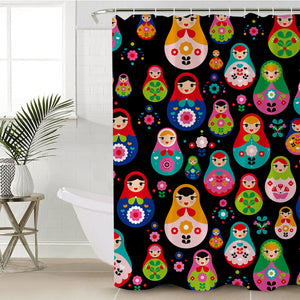 Matryoshka SWYL1156 Shower Curtain