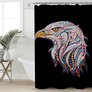 Stylized Hawk SWYL1157 Shower Curtain