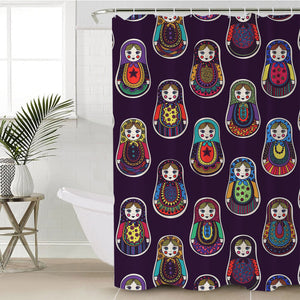 Matryoshka Collection SWYL1159 Shower Curtain