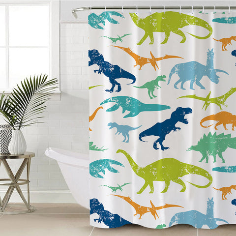 Image of Dinosaur SWYL1167 Shower Curtain