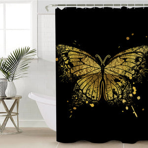 Glided Butterfly SWYL1170 Shower Curtain