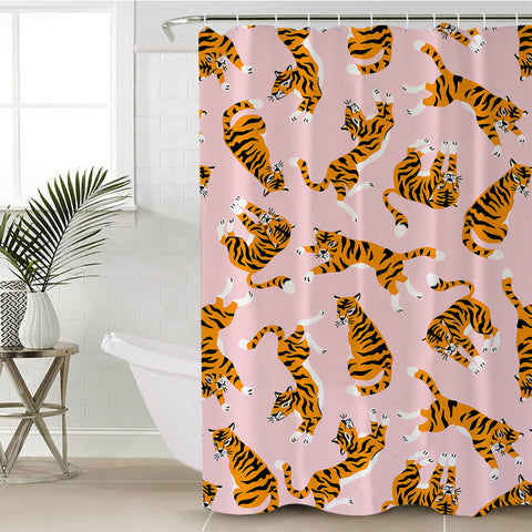 Image of A Tiger Things SWYL1172 Shower Curtain