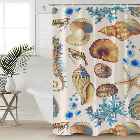 Image of Shellfish SWYL1173 Shower Curtain