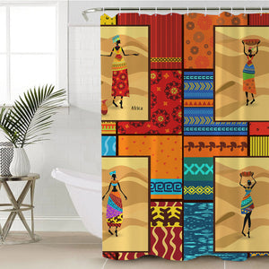 African Ladies SWYL1180 Shower Curtain