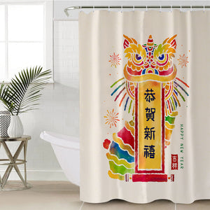 Lucky Kylin SWYL1196 Shower Curtain