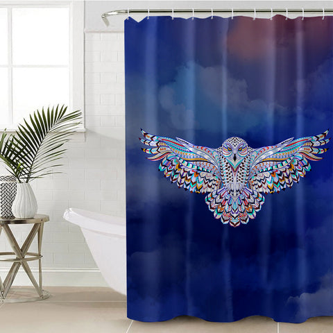 Image of Soaring Owl SWYL1290 Shower Curtain