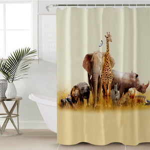 Savannah Animals SWYL1296 Shower Curtain