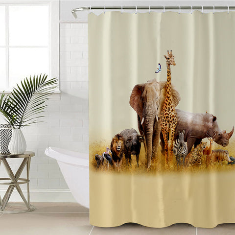 Image of Savannah Animals SWYL1296 Shower Curtain