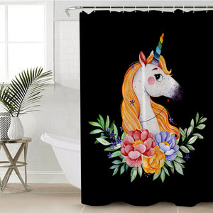 Adorable Unicorn SWYL1300 Shower Curtain