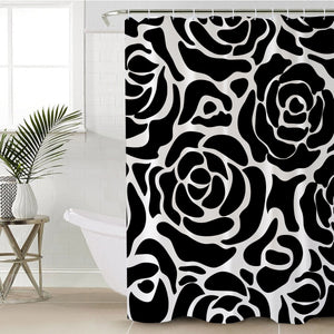 Rose Pattern SWYL1377 Shower Curtain