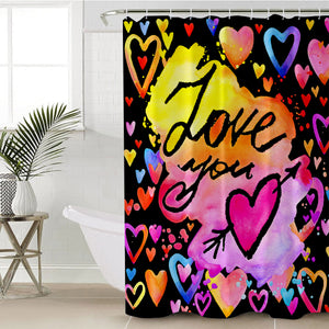 Love You SWYL1378 Shower Curtain