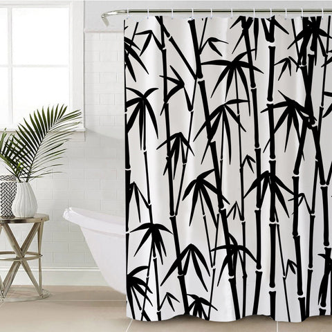 Image of Bamboo Jungle SWYL1391 Shower Curtain