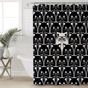 Stand Out Cat SWYL1392 Shower Curtain