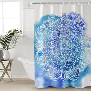 Aquatic Mandala SWYL1500 Shower Curtain