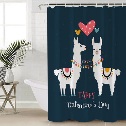 Image of Llama Llove SWYL1506 Shower Curtain