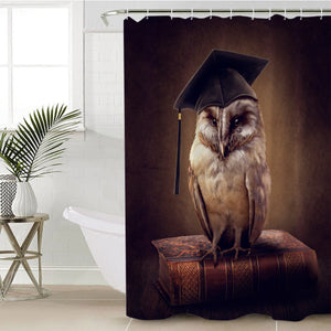 Professor Owl SWYL1545 Shower Curtain