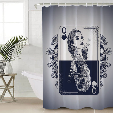 Image of Queen Card SWYL1546 Shower Curtain