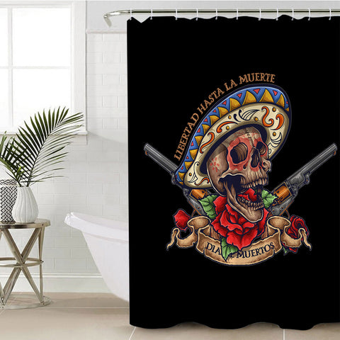 Image of Mexican Gangster SWYL1552 Shower Curtain