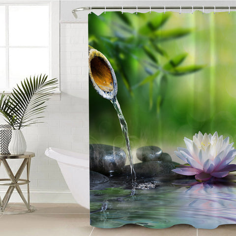 Image of Zen Pond SWYL1561 Shower Curtain