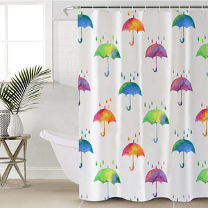 Colorful Umbrellas SWYL1564 Shower Curtain