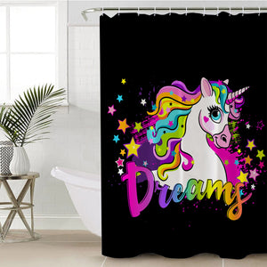 Dreamy Unicorn SWYL1567 Shower Curtain