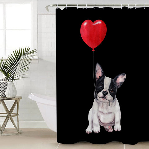 Image of Lovely Pug SWYL1569 Shower Curtain