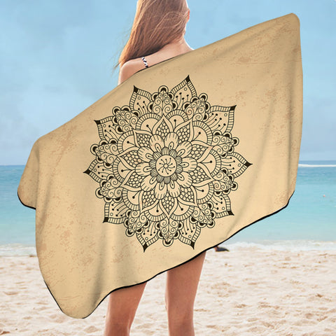 Image of Lotus Mandala SWYL1619 Bath Towel
